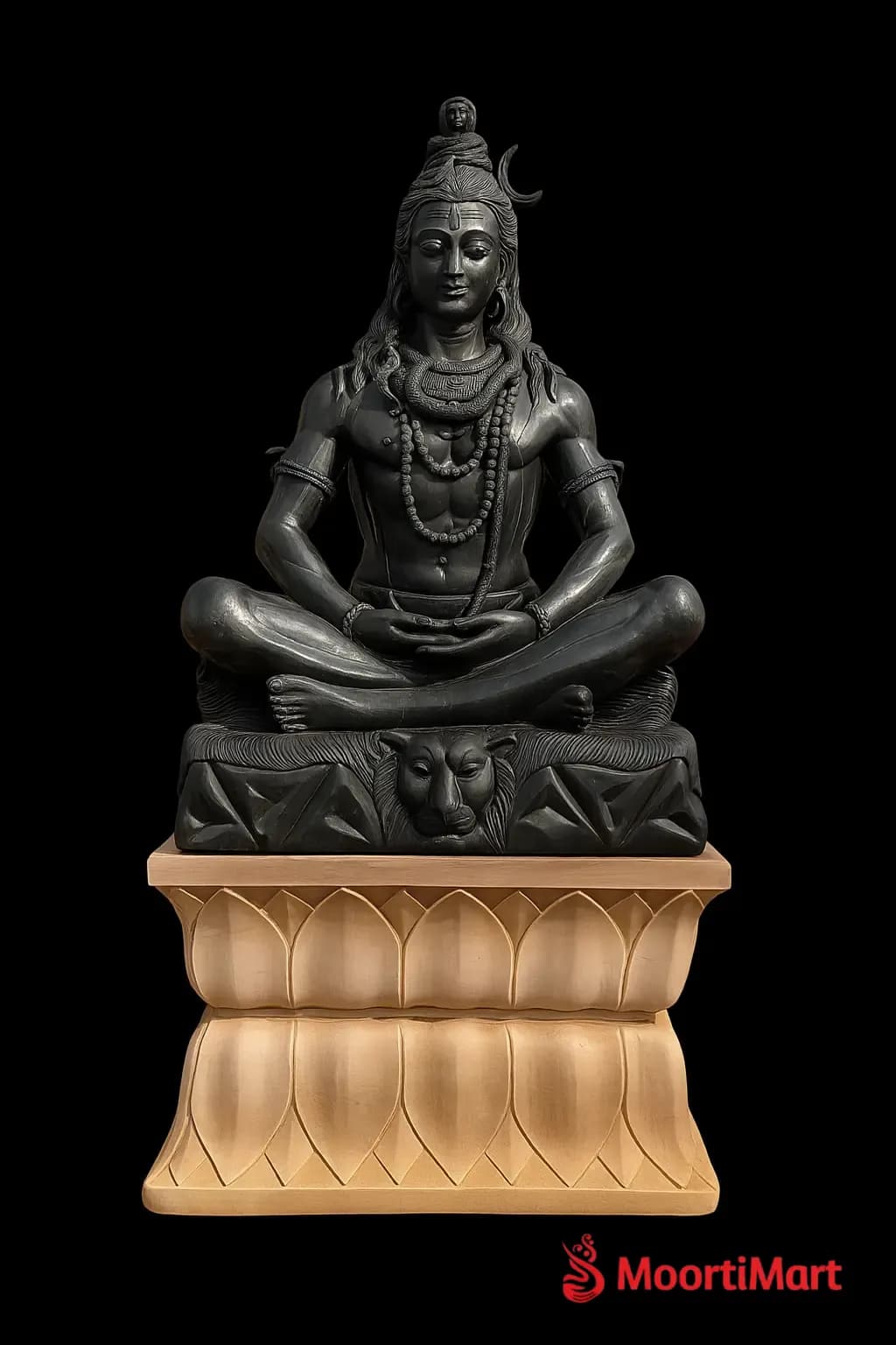 Lord Shiva Black Marble